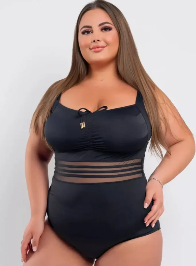 Costum Întreg cu Plasa/șiret